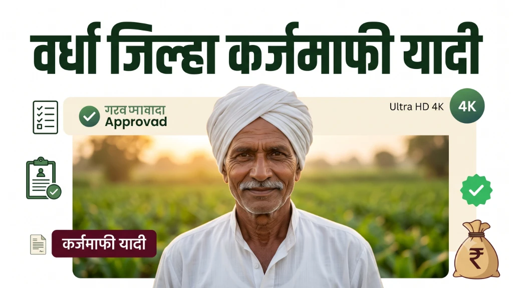 Wardha Karj Mafi Yojana Yadi 2026